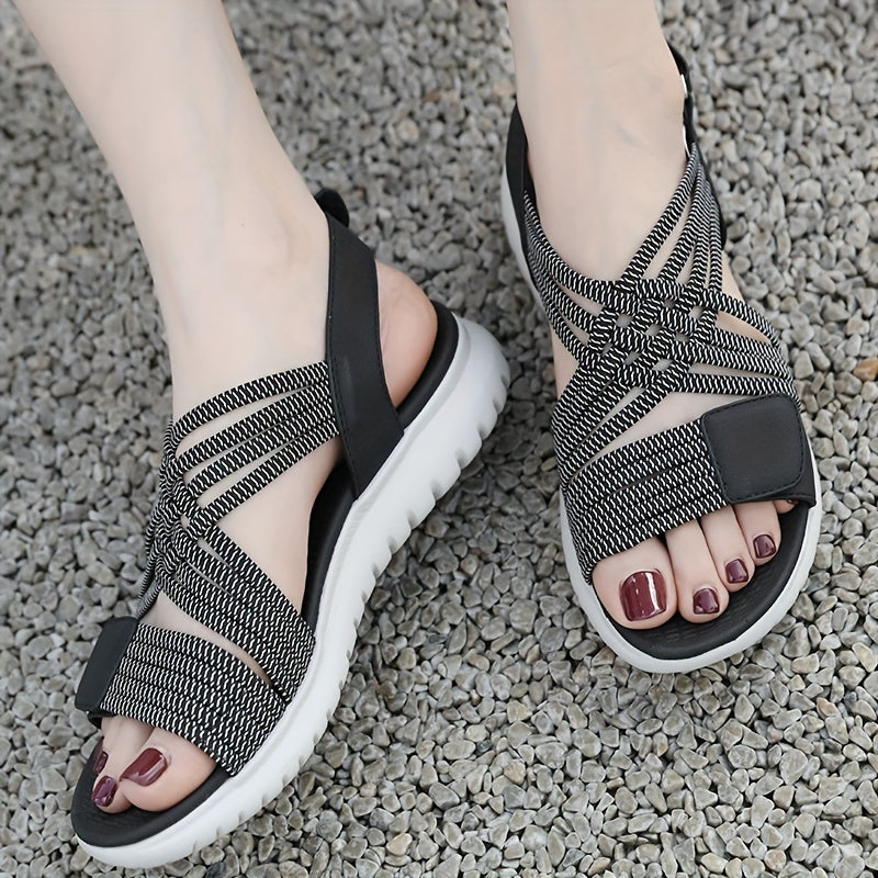 Soline™ | Sandales Sport-Chic à Semelle Haute