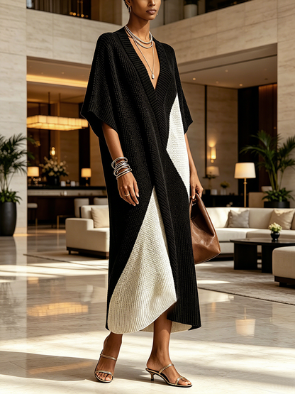 Véra™ | Robe Ébène et Ivoire