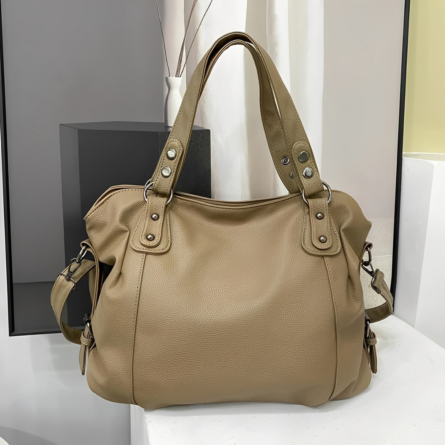 Erika™ | Grand sac à main en cuir pour femmes