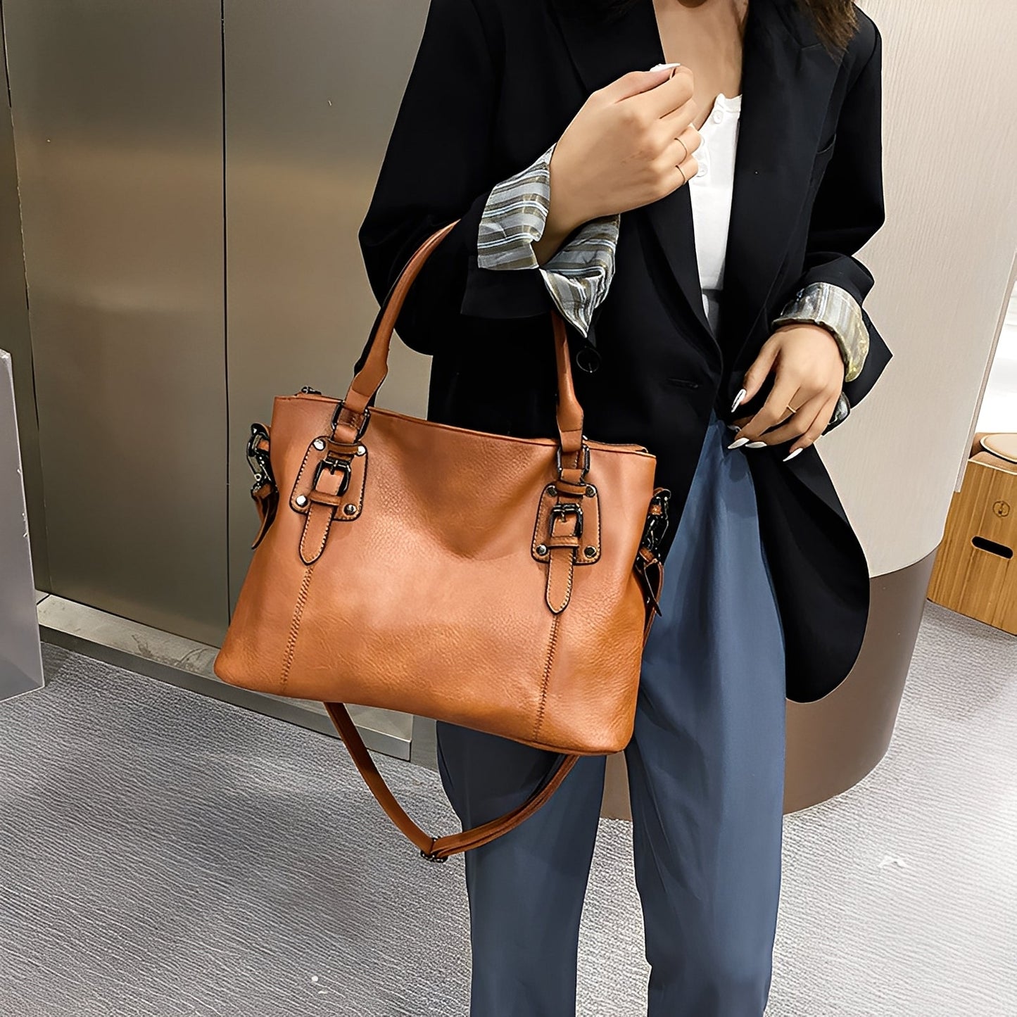 Lauren™ | Grand sac à bandoulière classique pour femmes