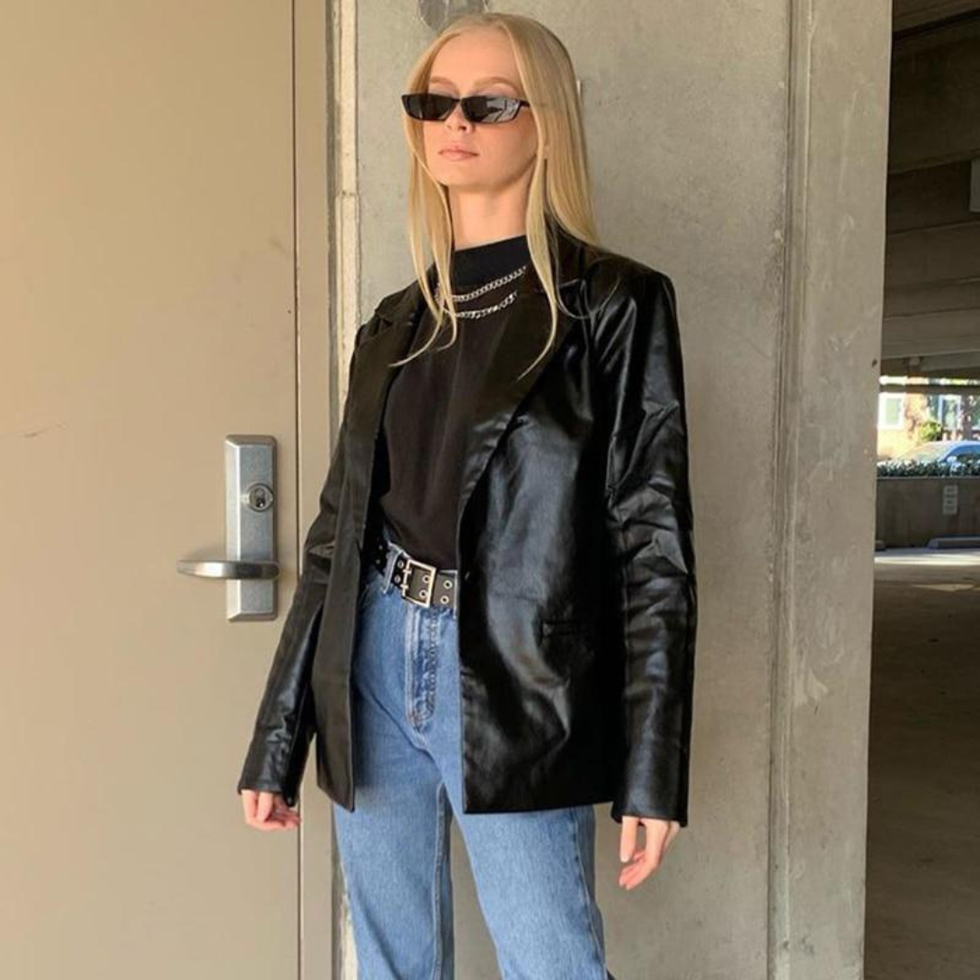 Lianna™ | Blazer Décontracté Pour Femmes | Noir