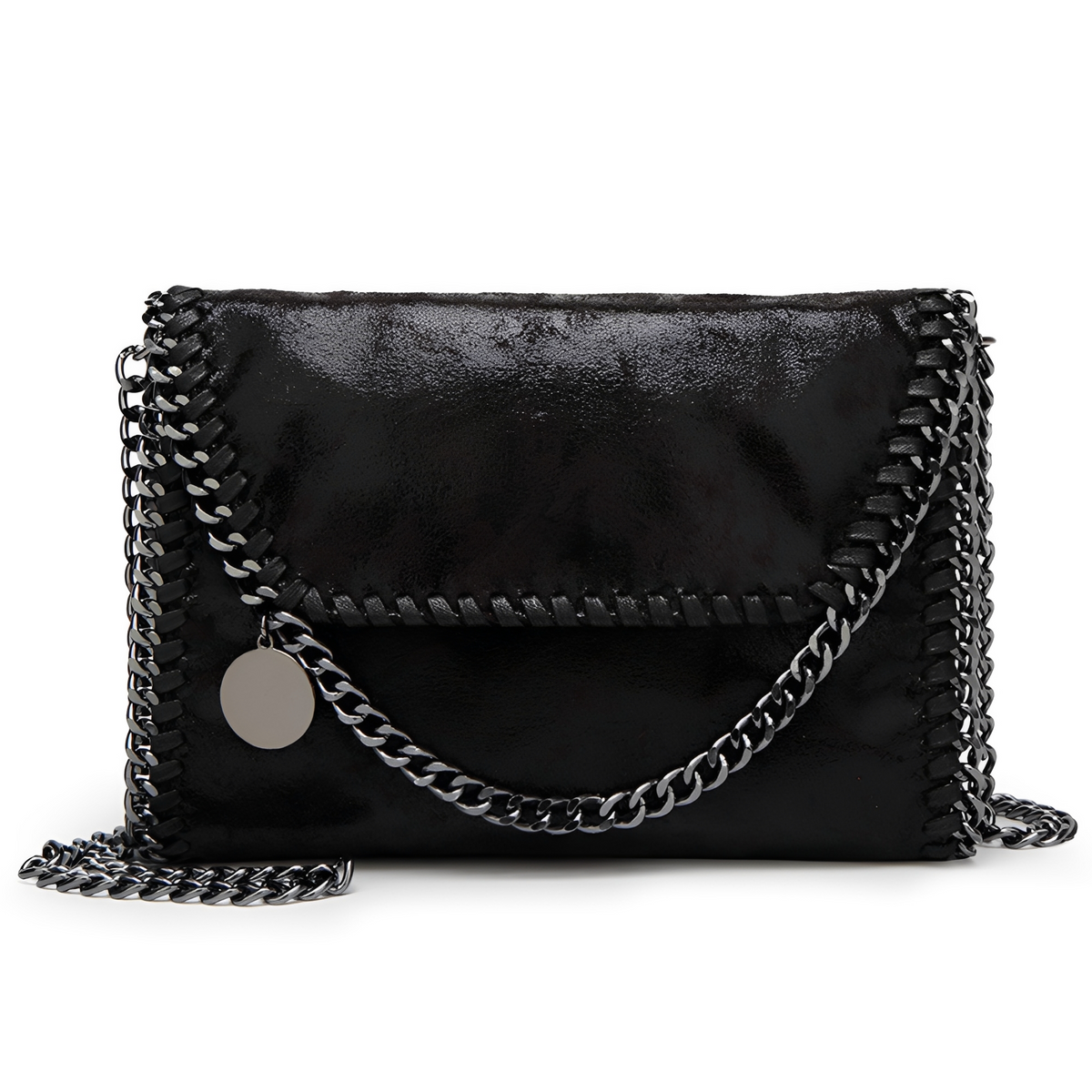 Charlotte™ | Élégant sac à bandoulière en cuir avec chaîne pour femmes