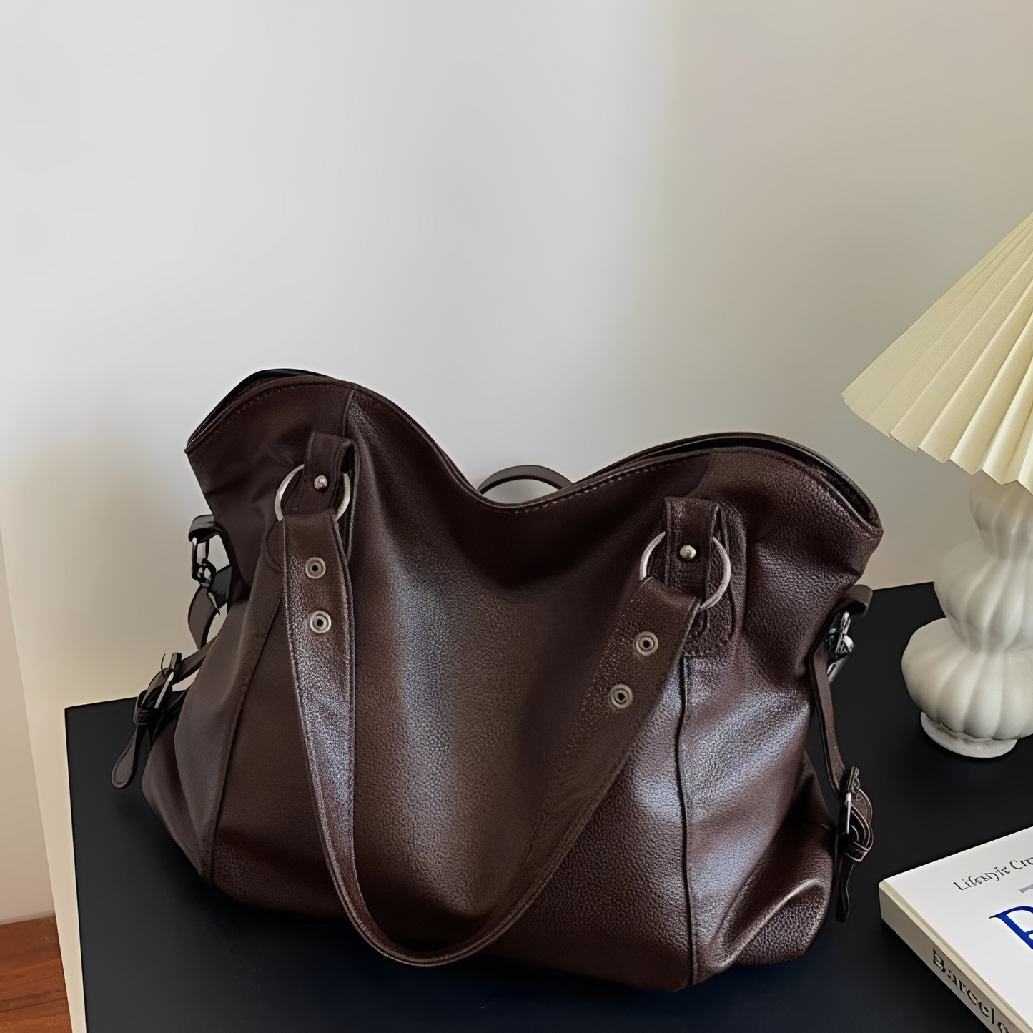Erika™ | Grand sac à main en cuir pour femmes