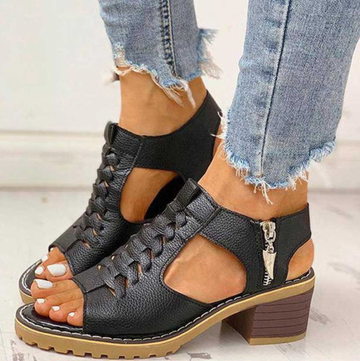 Ouida™ | Sandales Élégantes à Talons Hauts