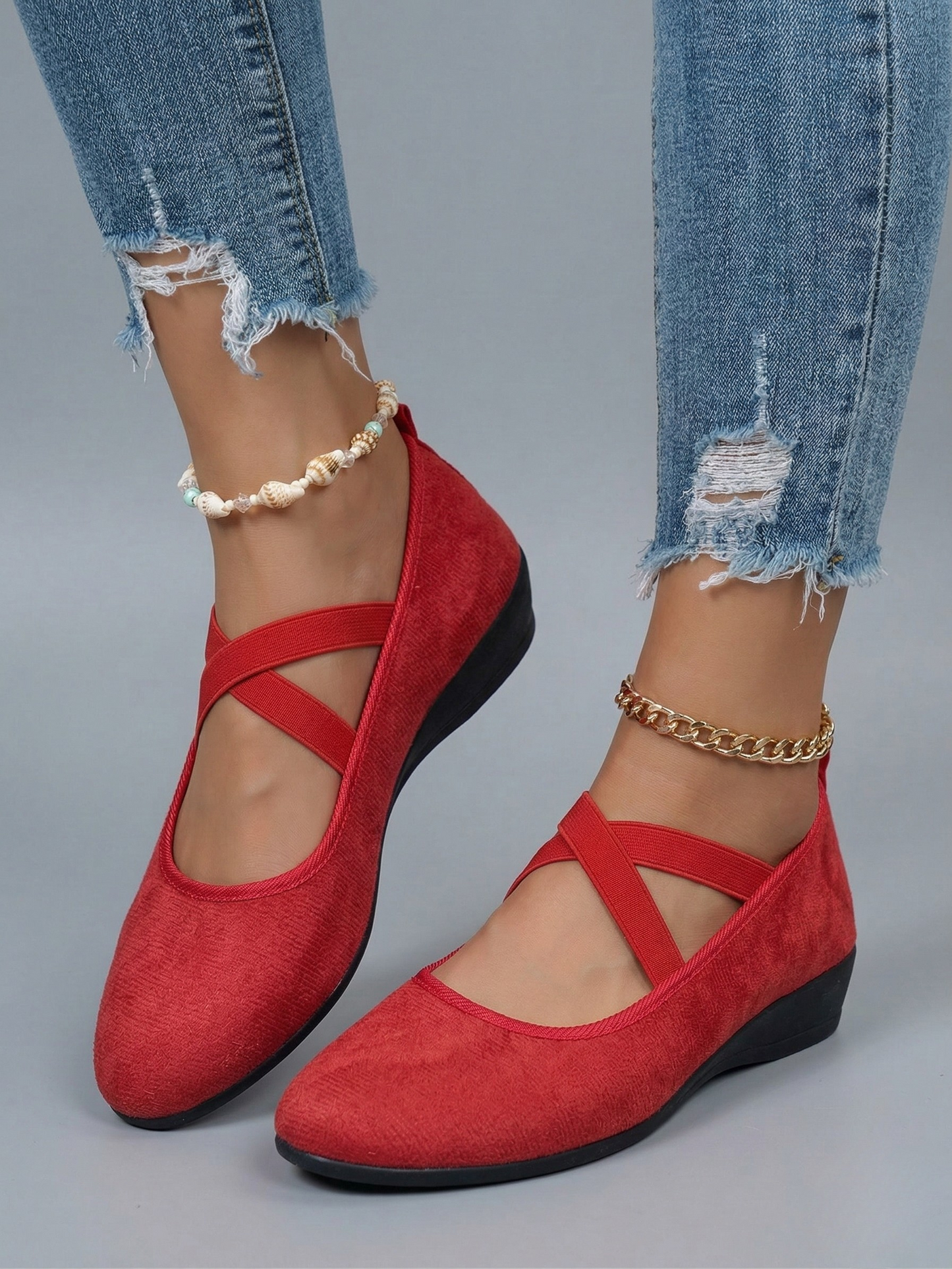 Madeleine™ | Chaussures Compensées Fermées et Confortables