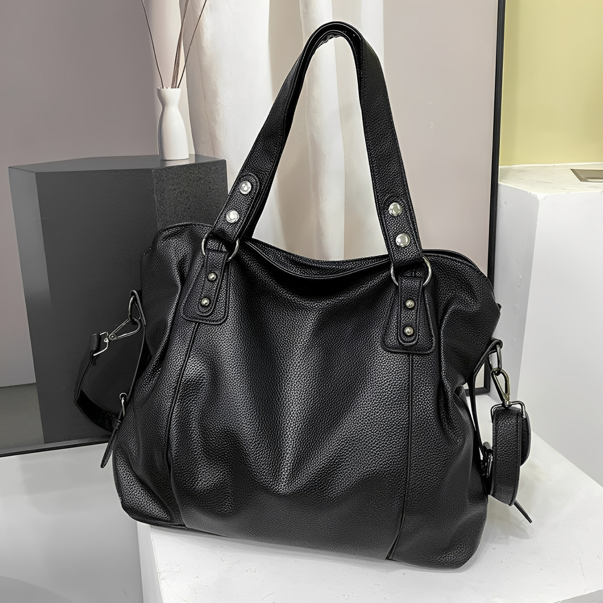 Erika™ | Grand sac à main en cuir pour femmes