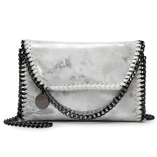 Charlotte™ | Élégant sac à bandoulière en cuir avec chaîne pour femmes