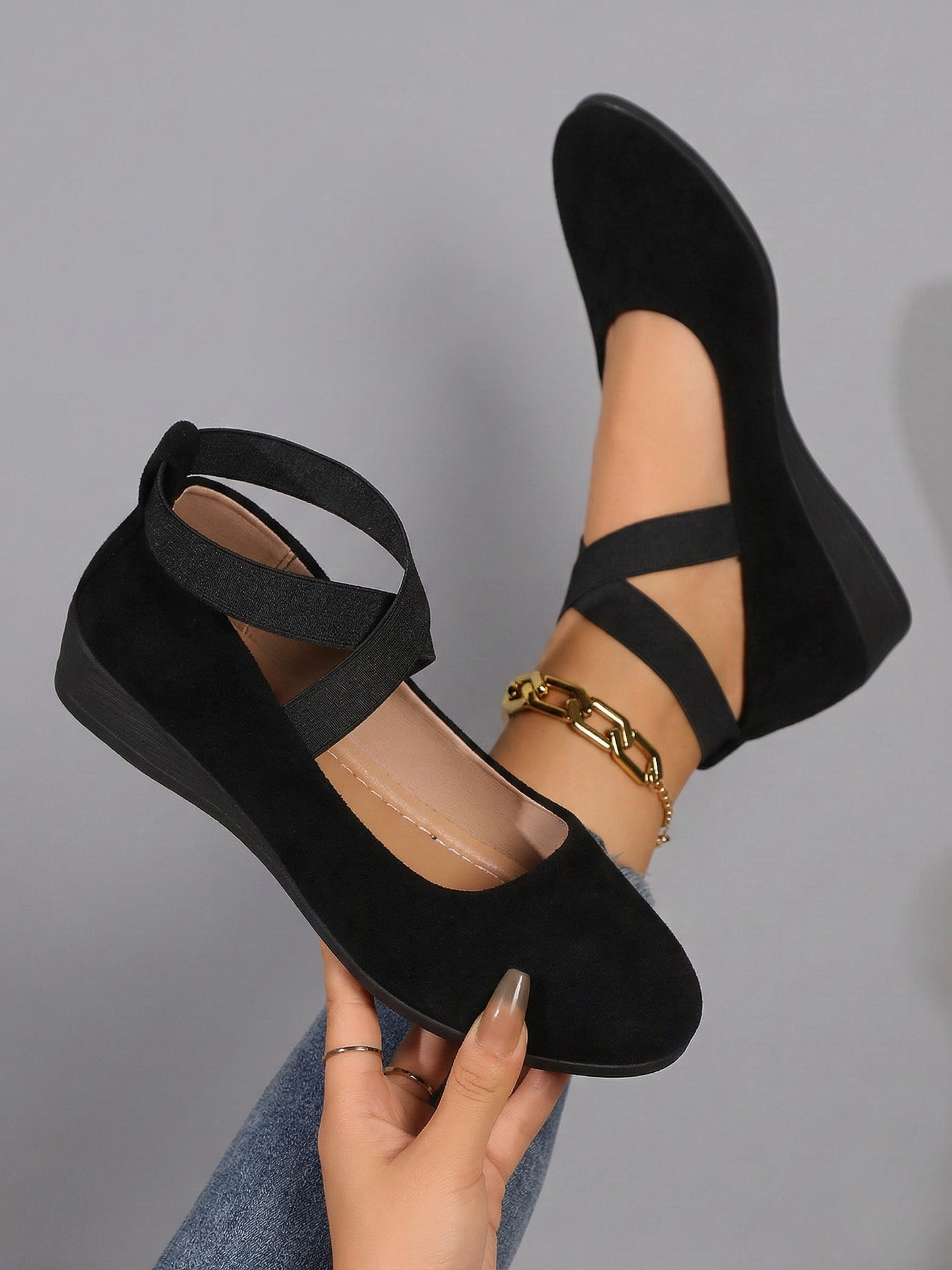 Madeleine™ | Chaussures Compensées Fermées et Confortables