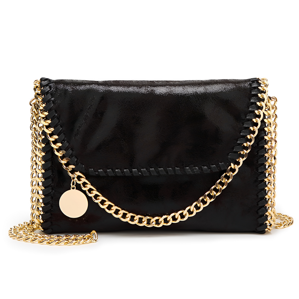 Charlotte™ | Élégant sac à bandoulière en cuir avec chaîne pour femmes