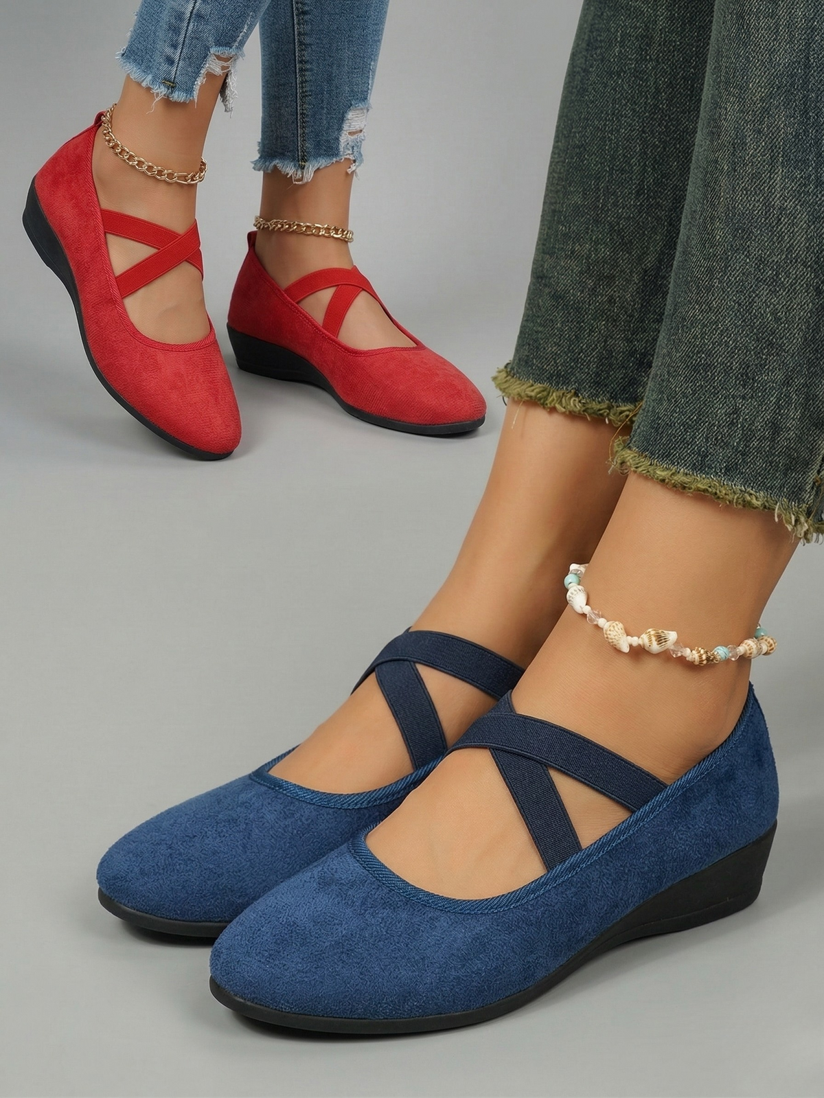 Madeleine™ | Chaussures Compensées Fermées et Confortables