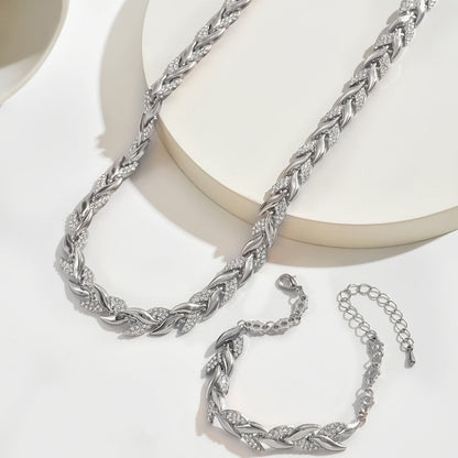 Claudine™ | Pendentif et bracelet en forme de queue de poisson, faits main