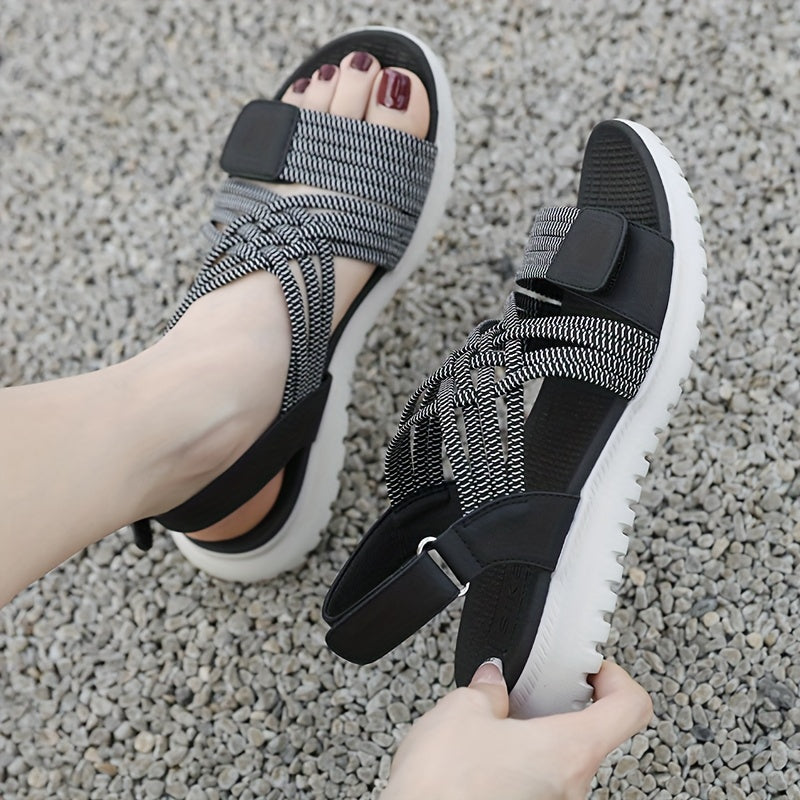Soline™ | Sandales Sport-Chic à Semelle Haute