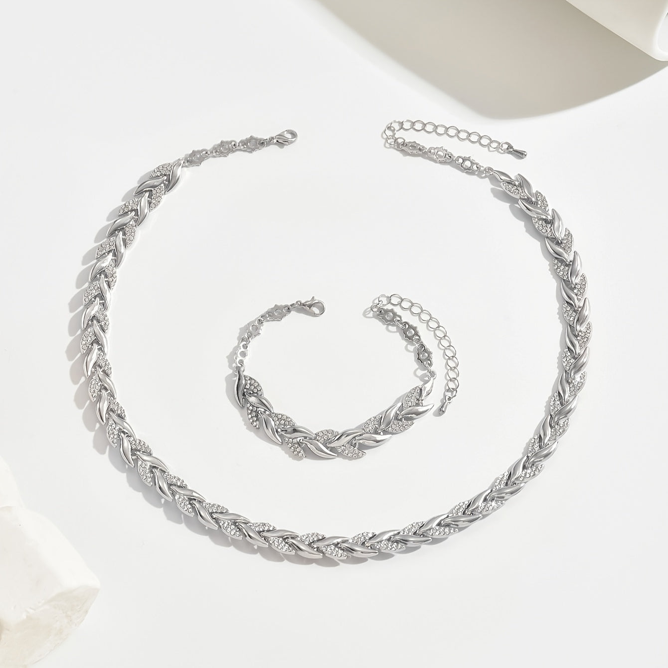 Claudine™ | Pendentif et bracelet en forme de queue de poisson, faits main