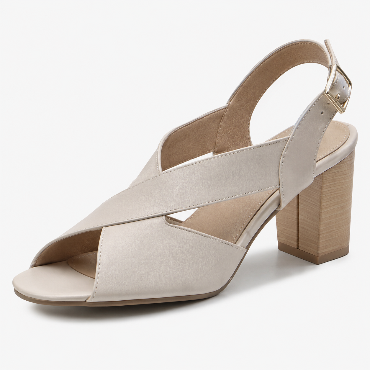 Delphine™ | Sandales Élégantes à Talon Carré