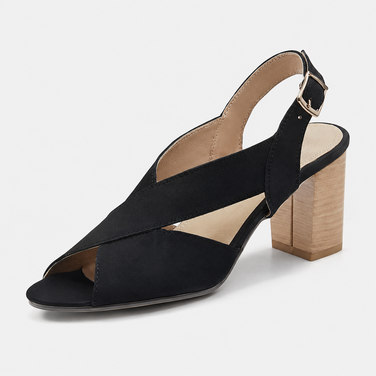 Delphine™ | Sandales Élégantes à Talon Carré