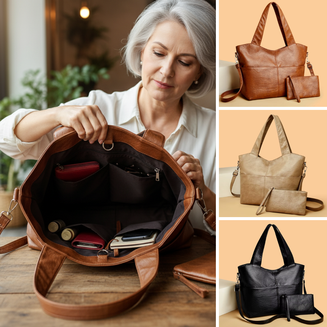 Gabbie™ | Sac à Main Structuré Élégant à Bandoulière Double