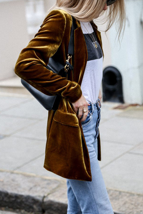 Larue™ | Blazer pour femme | Velours