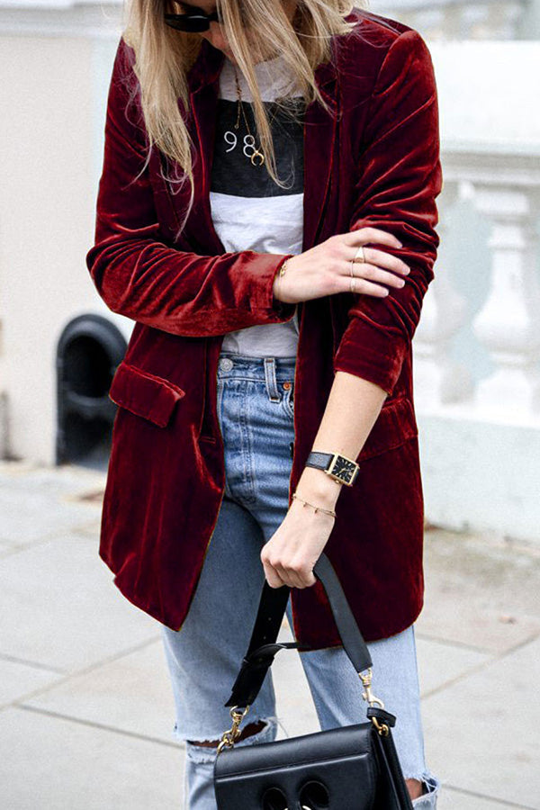 Larue™ | Blazer pour femme | Velours