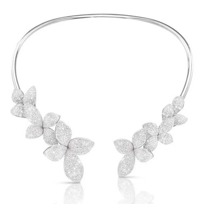 Capucine™ | Collier Élégant Fleur en Cristal