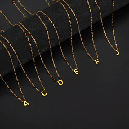 Sandrine™ | Collier Pendentif Alphabet Brillant