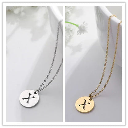 Solène™ | Collier Pendentif Lettre en Or Élégant