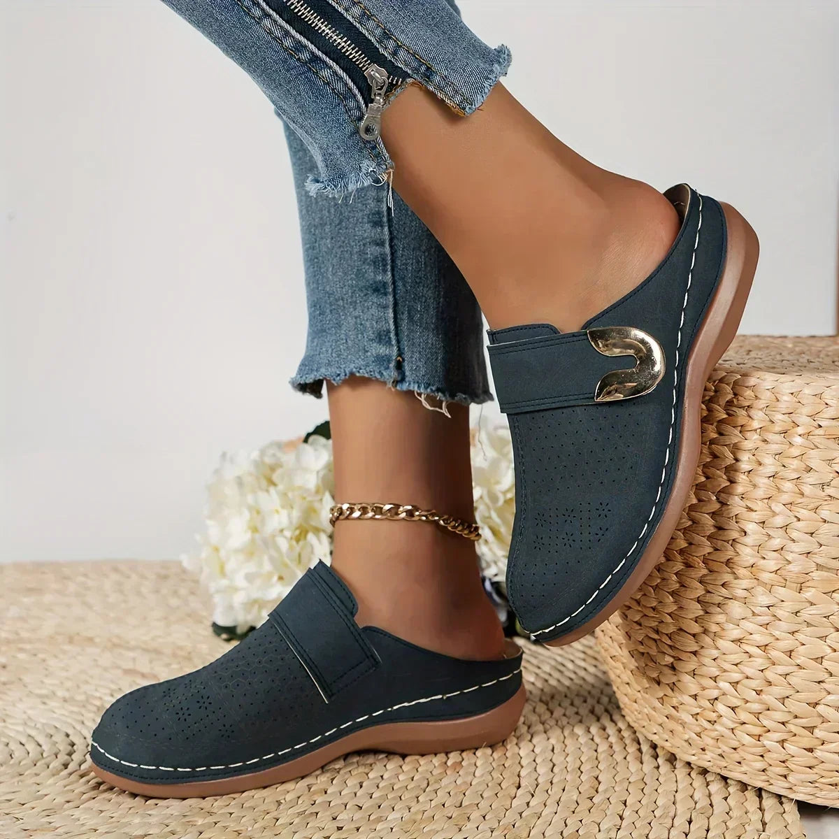 Caprielle™ | Sandales à semelles compensées chic