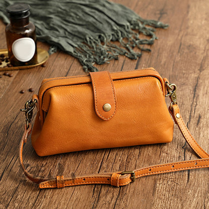 Fabienne™ | Sac en cuir rétro, fait main