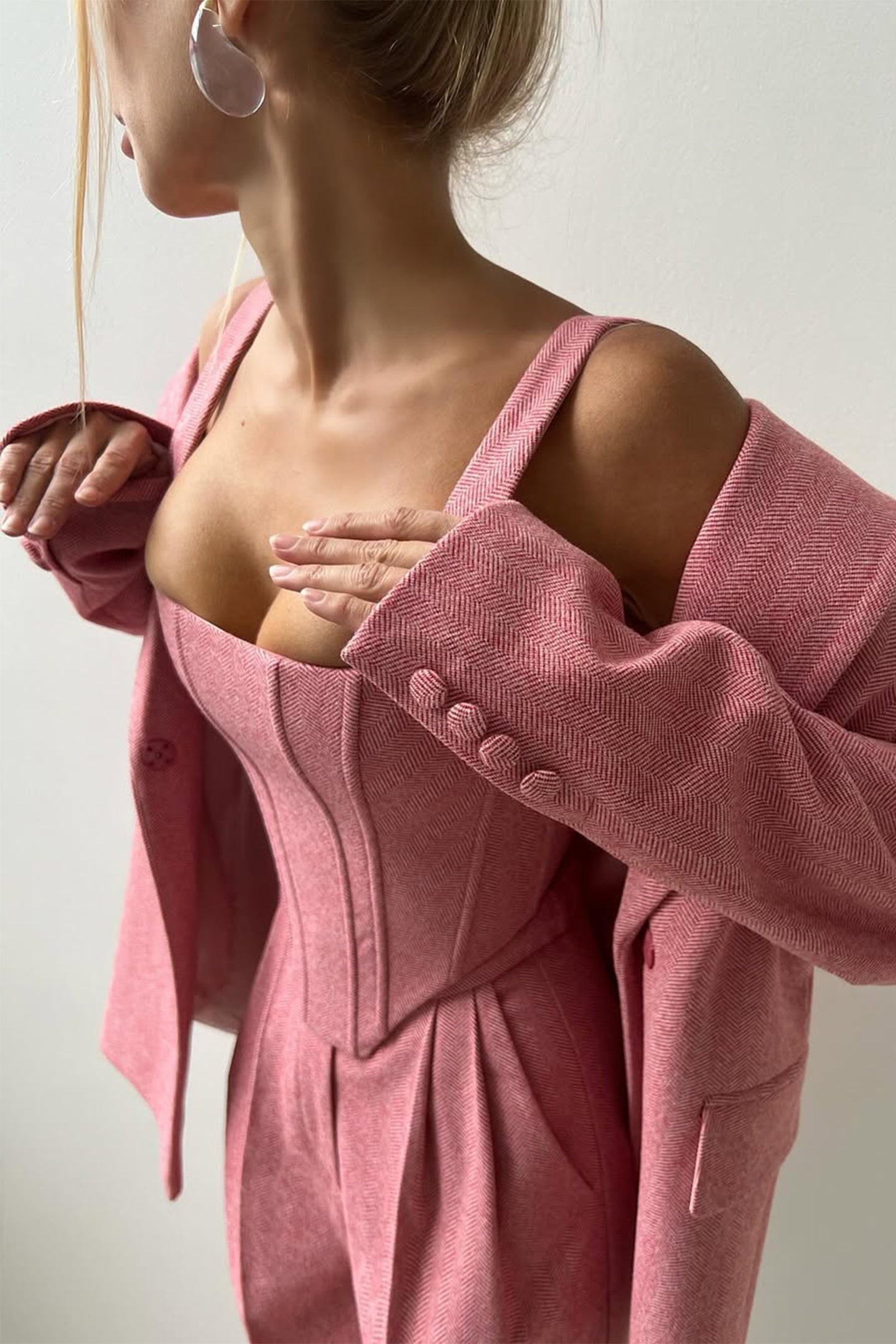 Dolce™ | Ensemble trois pièces avec blazer croisé