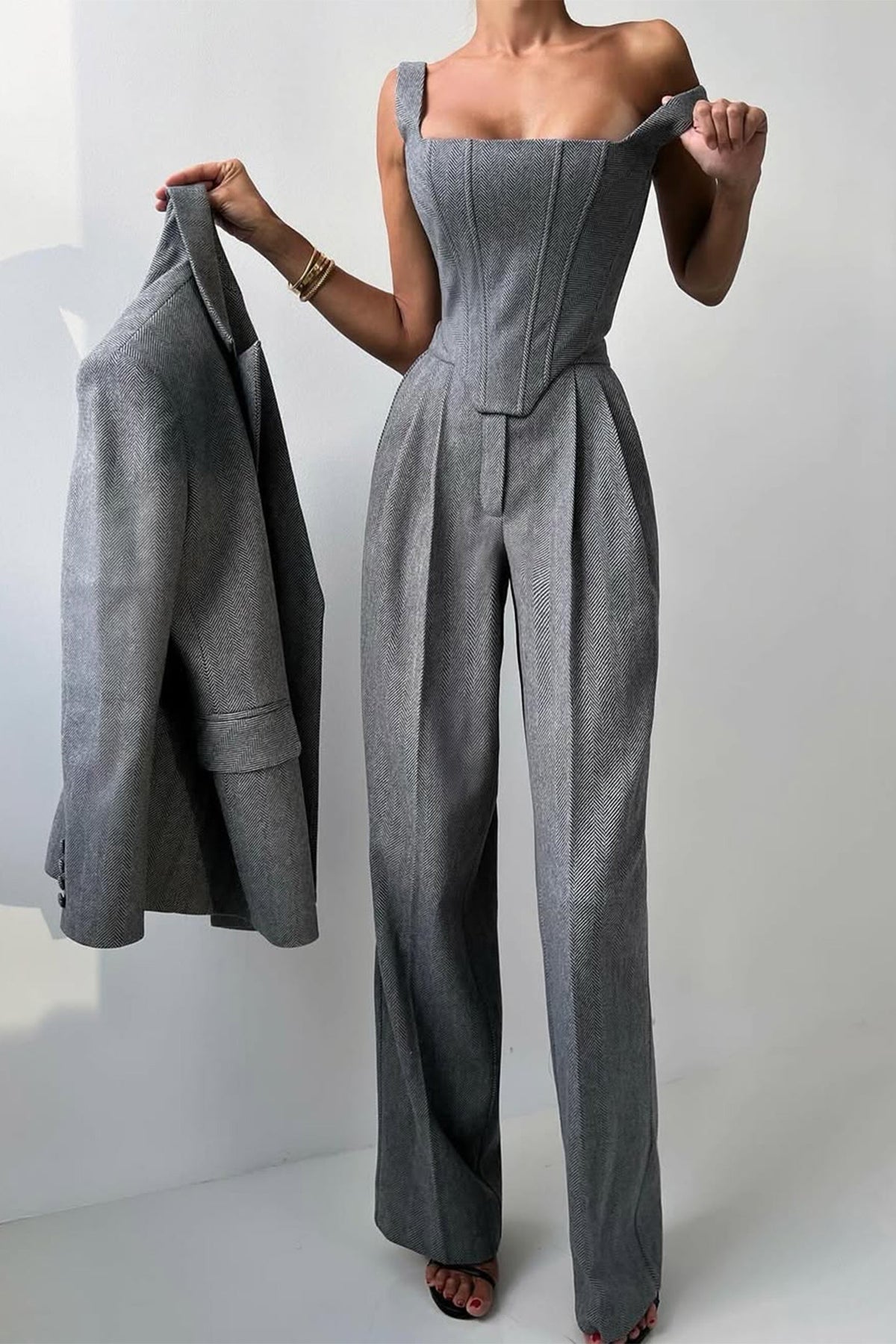 Dolce™ | Ensemble trois pièces avec blazer croisé