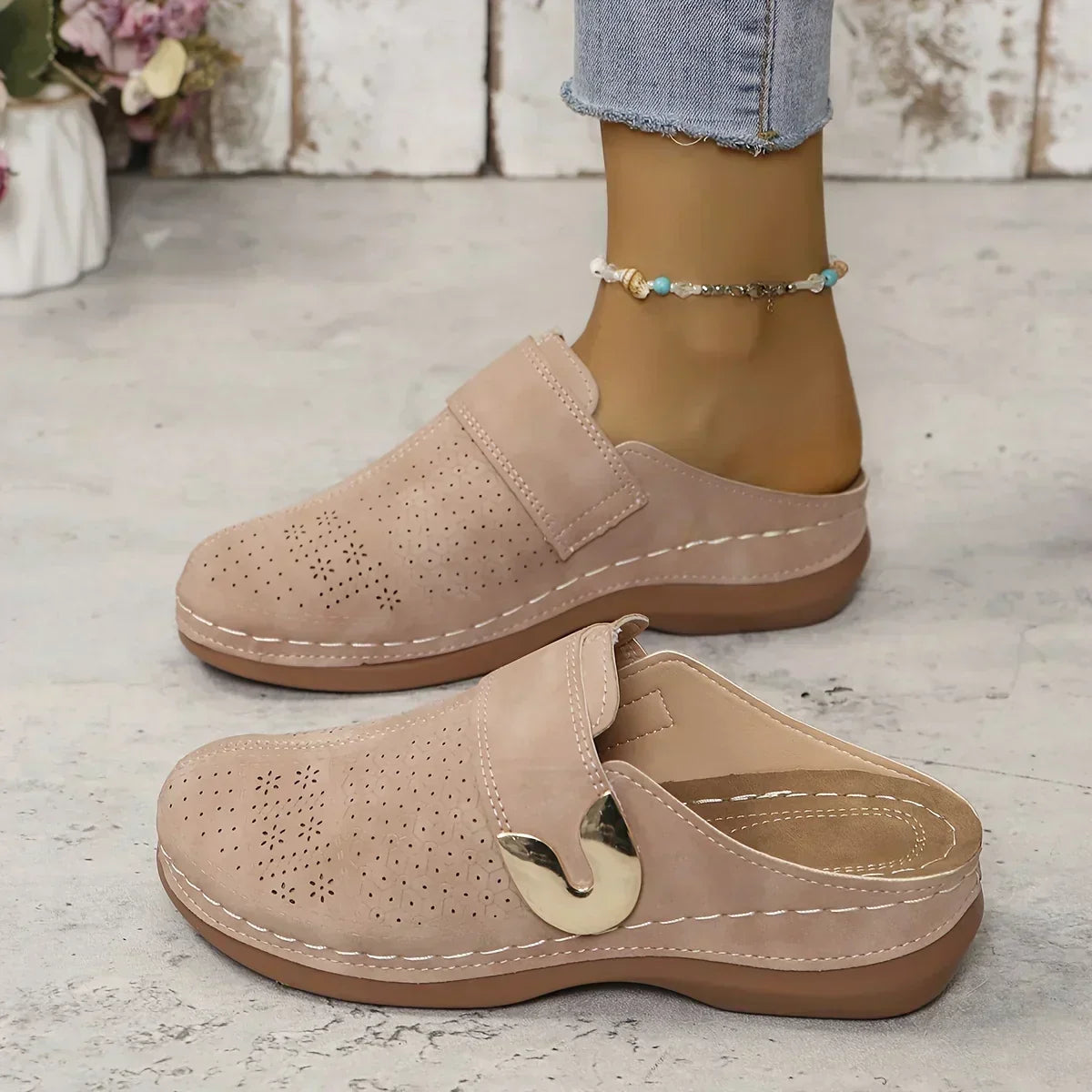 Caprielle™ | Sandales à semelles compensées chic