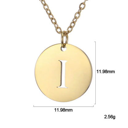 Solène™ | Collier Pendentif Lettre en Or Élégant