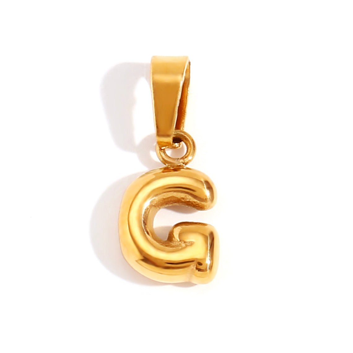 Émilie™ | Collier Lettre Bubble Chic