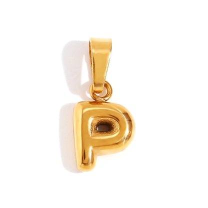 Émilie™ | Collier Lettre Bubble Chic