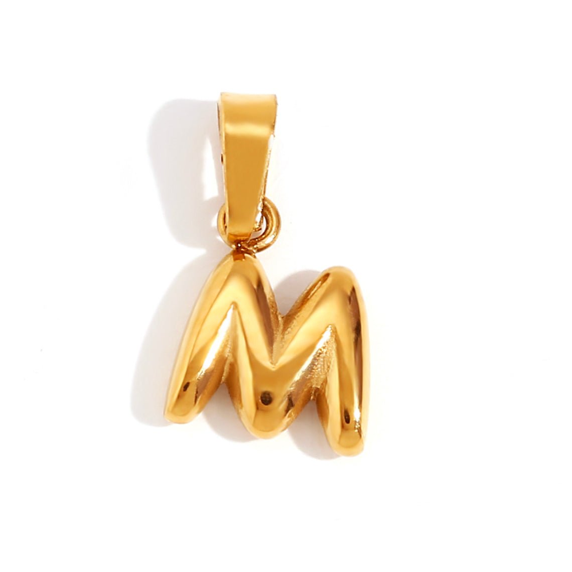 Émilie™ | Collier Lettre Bubble Chic