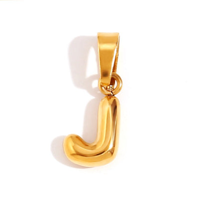 Émilie™ | Collier Lettre Bubble Chic