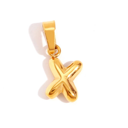 Émilie™ | Collier Lettre Bubble Chic