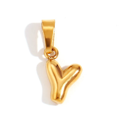 Émilie™ | Collier Lettre Bubble Chic