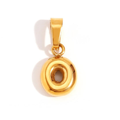 Émilie™ | Collier Lettre Bubble Chic