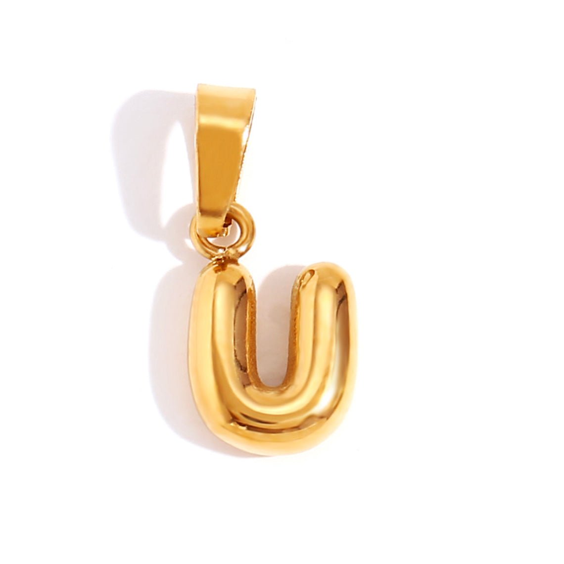 Émilie™ | Collier Lettre Bubble Chic