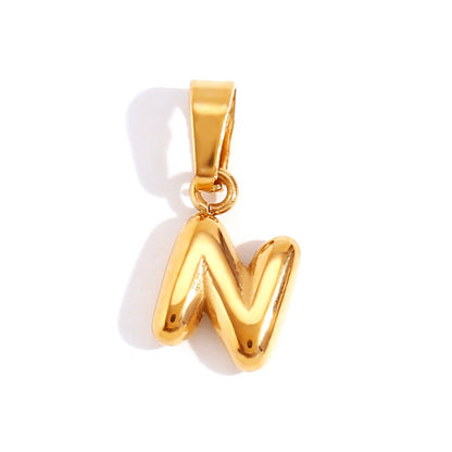Émilie™ | Collier Lettre Bubble Chic