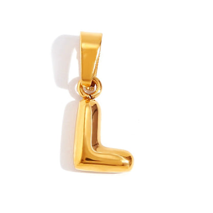 Émilie™ | Collier Lettre Bubble Chic