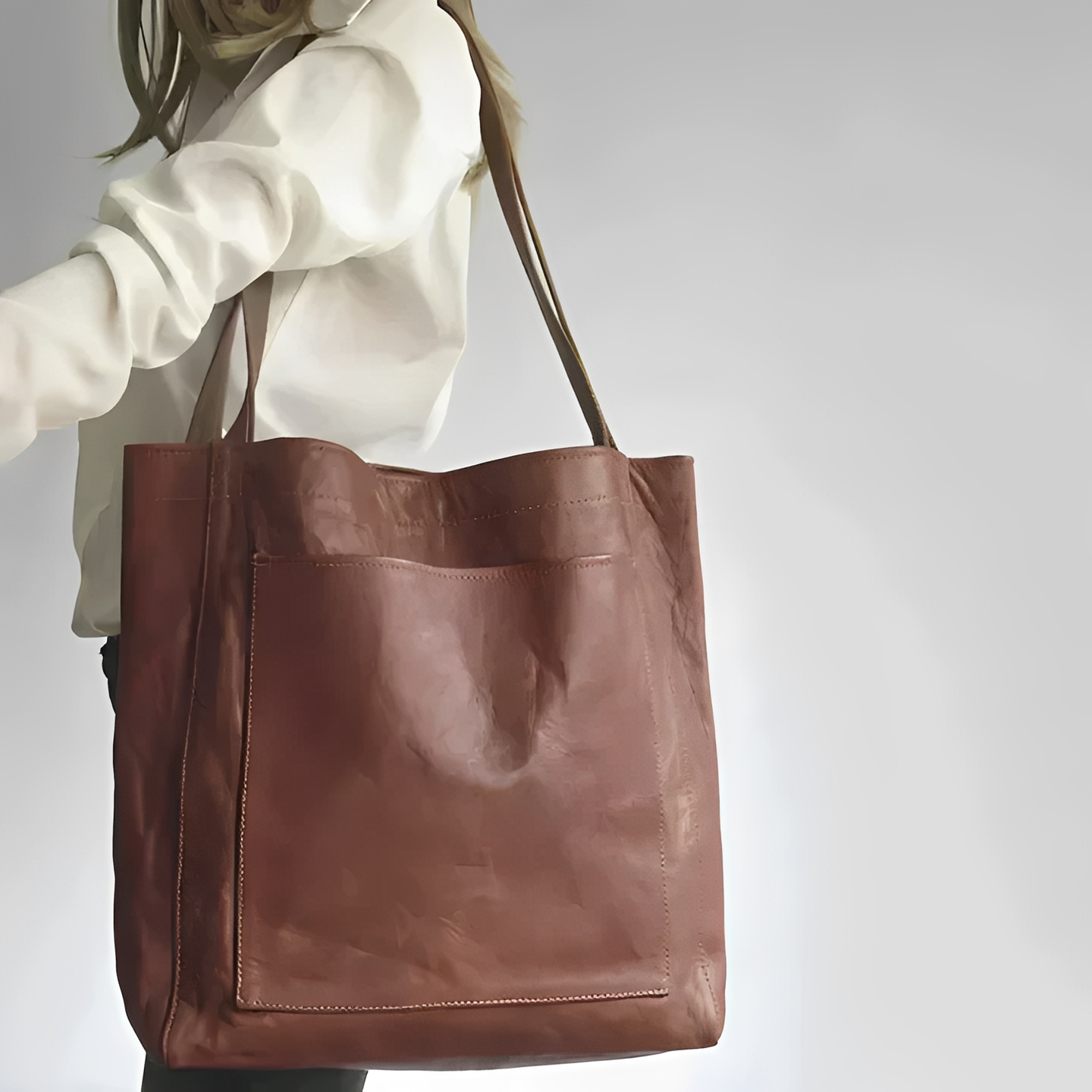 Toni™ | Sac en Cuir Élégant à Doublure Suédée