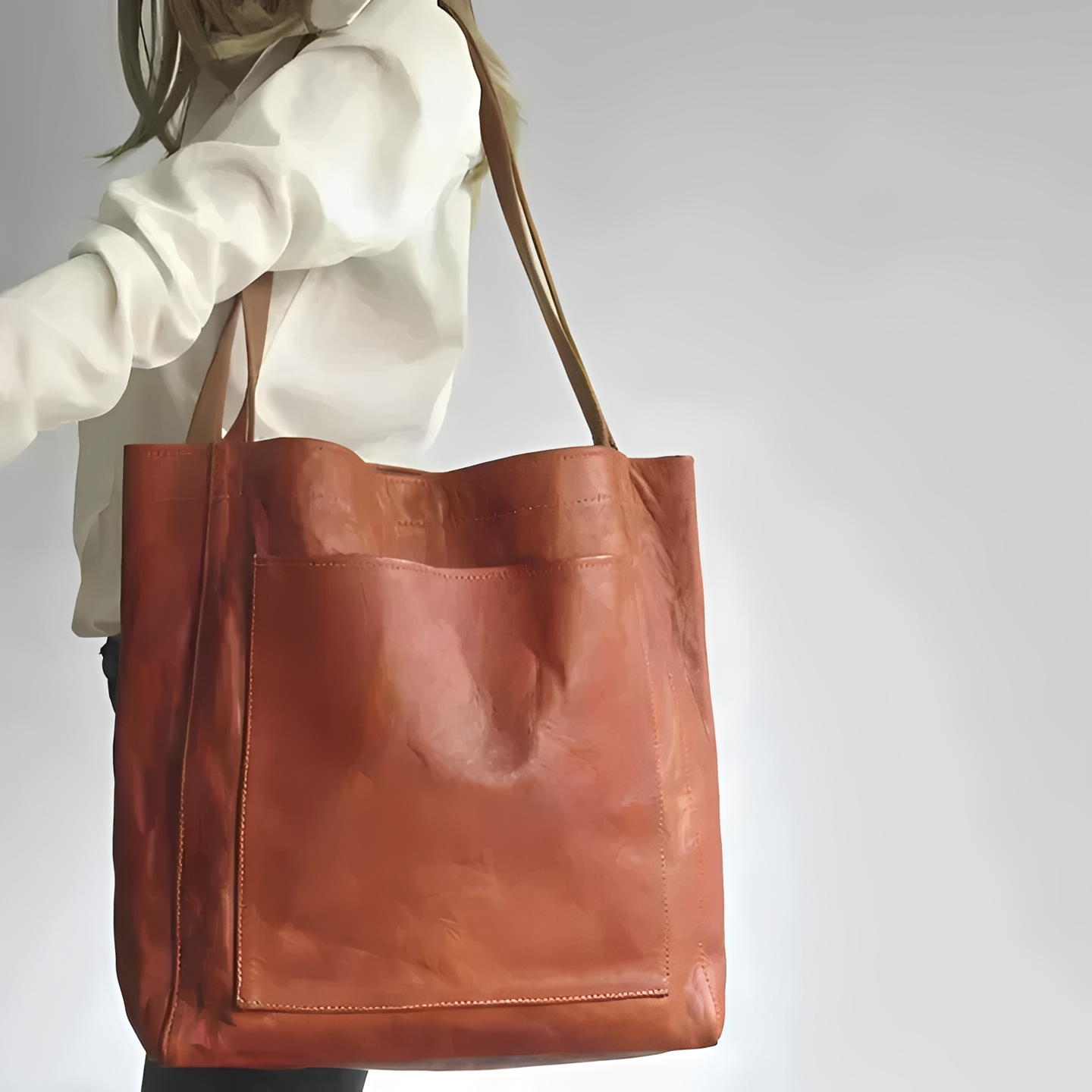 Toni™ | Sac en Cuir Élégant à Doublure Suédée