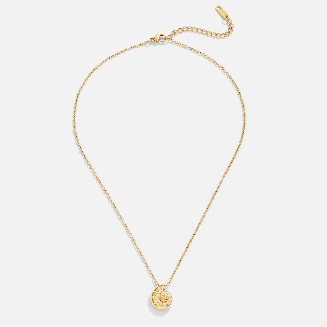 Noémie™ | Collier Pendentif Coquillage en Cristal