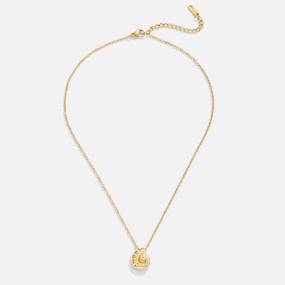 Noémie™ | Collier Pendentif Coquillage en Cristal