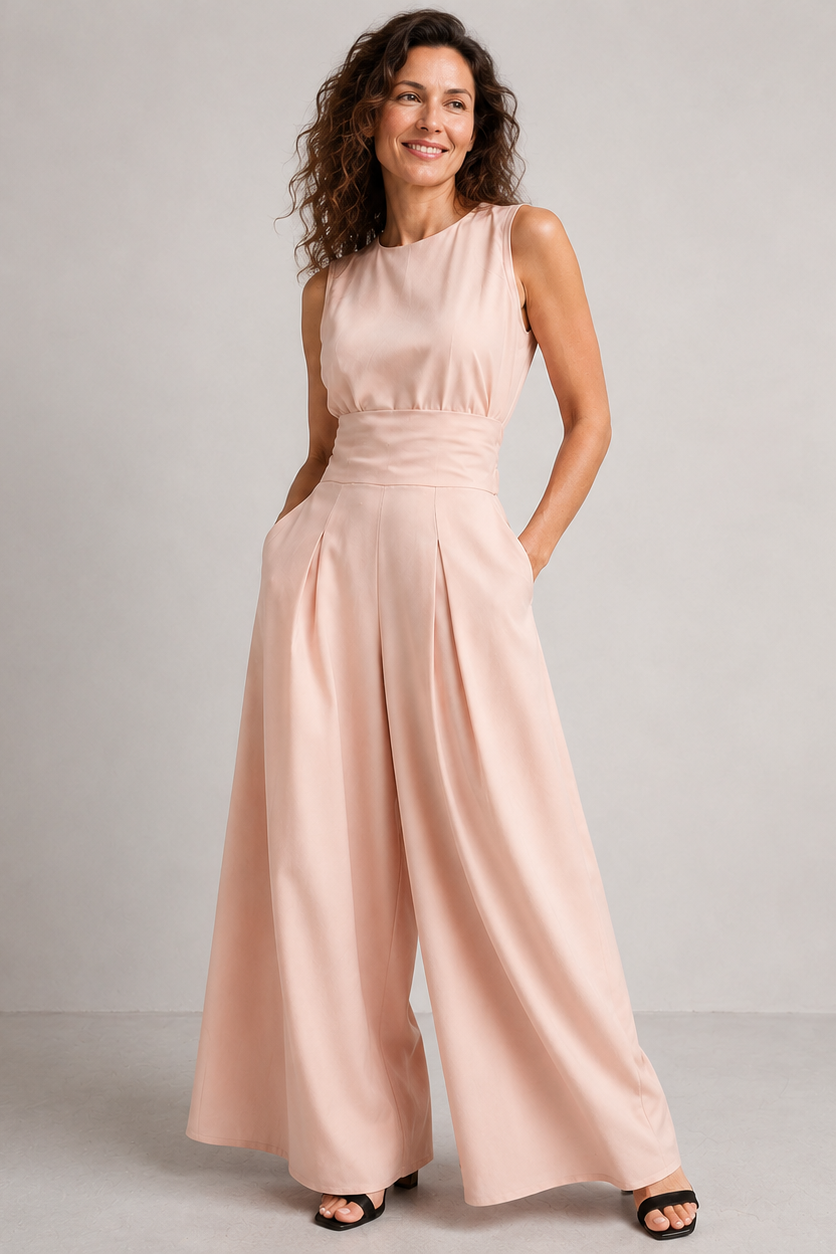 Sofia™ | Ensemble Deux Pièces Bambou Lin, Fluide et Élégant